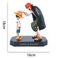 One Piece Shanks y Luffy Pequeño 18cm