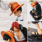 One Piece Shanks y Luffy Pequeño 18cm