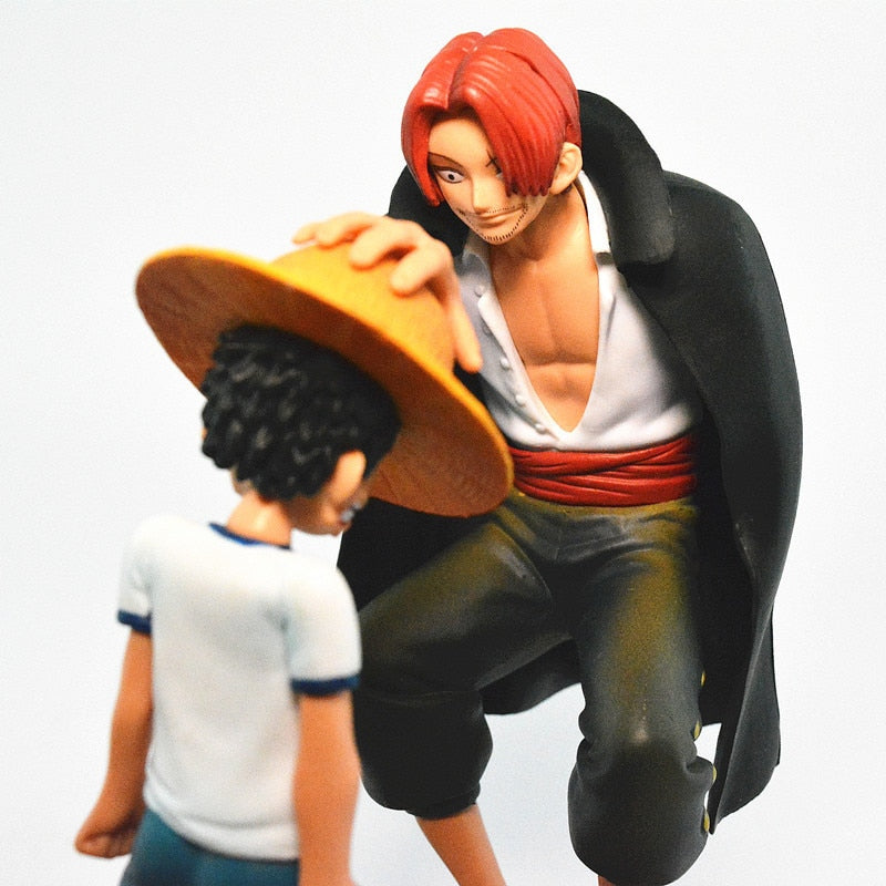 One Piece Shanks y Luffy Pequeño 18cm