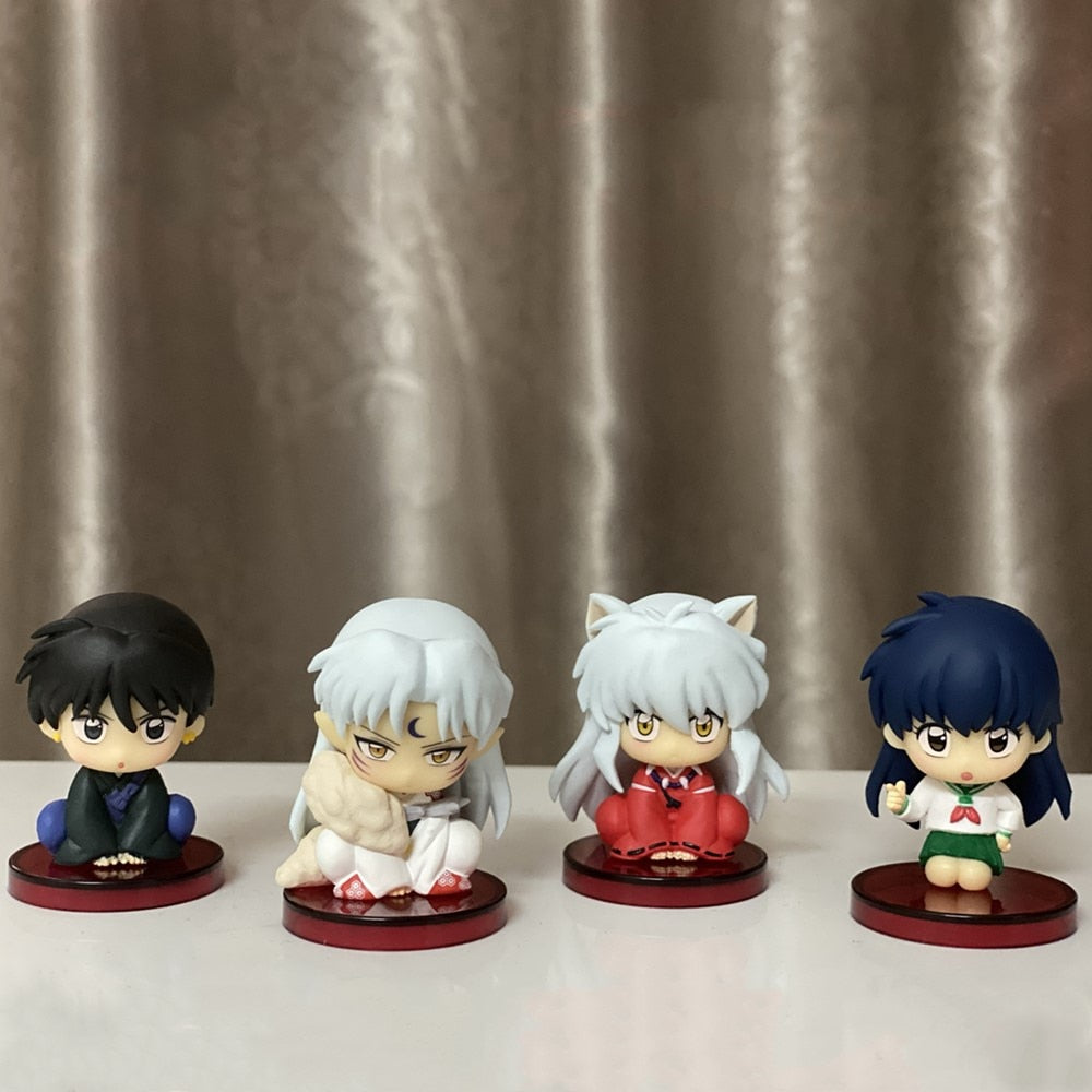 Set 4 figuras Inuyasha